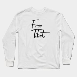 Free Tibet Long Sleeve T-Shirt